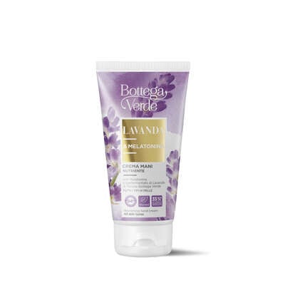 Nourishing hand cream- with Melatonin and hyperfermented Lavender extract from Tenuta Bottega Verde (75 ml) - for all skin types