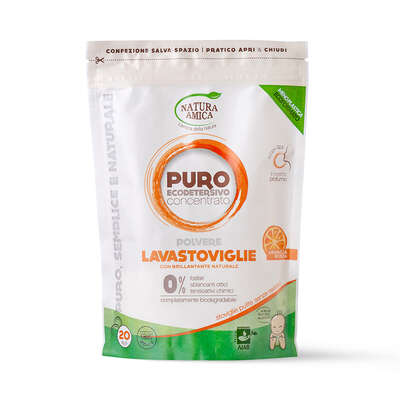 NATURA AMICA - Puro Ecodetersivo concentrato Polvere Lavastoviglie
