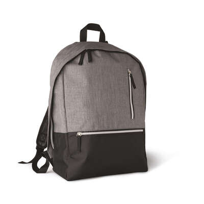 City Glam backpack - grey mélange and black