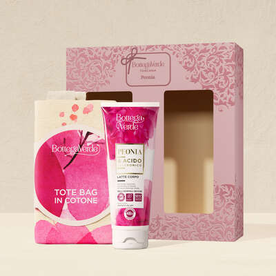 Peonia tote bag gift idea