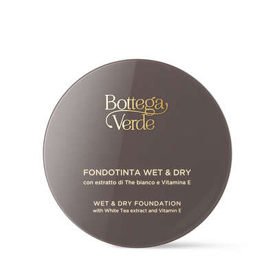 Fondotinta wet & dry con estratto di The bianco e Vitamina E