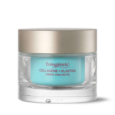 Collagene + Elastina - Crema viso notte - Booster elasticizzante - con Phytocollagen e Skinectura<TM/> - tutti i tipi di pelle