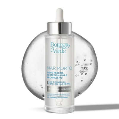MAR MORTO - Peeling serum - progressively enhancing - Mandelic Acid and Dead Sea Salts - progressively enhancing action - 2 in 1 smoothing and moisturizing
