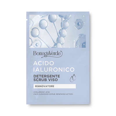 Hyaluronic Acid - Face cleansing scrub - renewing action (8 ml)