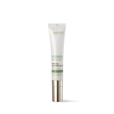 MORINGADEFENCE - Detoxifying and Brightening Eye Contour Gel-Cream with Moringa Oil and Oxygeskin (10 ml) - All Skin Types - Age 40+
