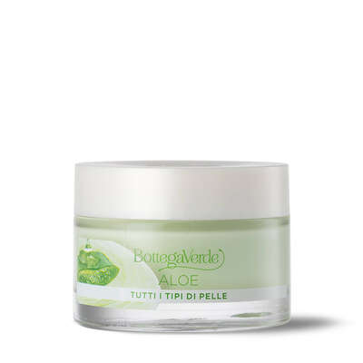 Aloe - 24H face cream - moisturising, soothing and brightening - with 30% organic Aloe* juice (50 ml) - for all skin types