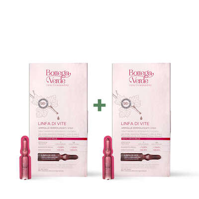 Face plumping ampoules - An intensive 7-day treatment with Hyaluronic Acid, Filmexel, Vine Sap and Red Grape phytocomplex from Tenuta Massaini (7 ampoules) - all skin types