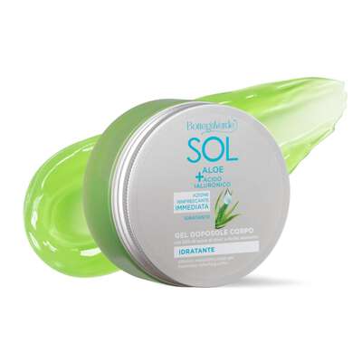 Gel aftersun corporal - hidratante con un 90 % de zumo de Aloe* y &Aacute;cido Hialur&oacute;nico (150 ml) - acci&oacute;n refrescante inmediata