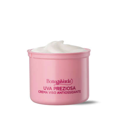 Crema facial - recarga - antioxidante hidratante - con extracto hiperfermentado de Uva roja (50 ml) - pieles normales