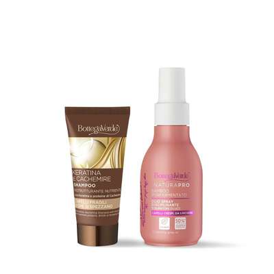 Minisize Shampoo + Controlling spray oil