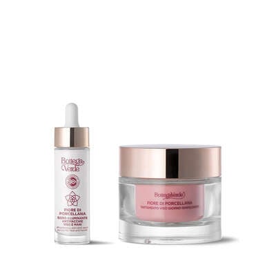 Fiore di Porcellana Offer - Day face treatment + Brightening anti-dark spot serum for face and hands