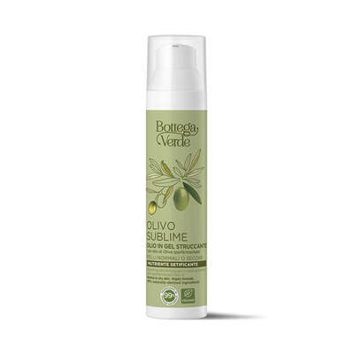 Gel oil make-up remover - nourishing and softening - with hyperfermented Olive oil (100 ml) - normal or dry skin