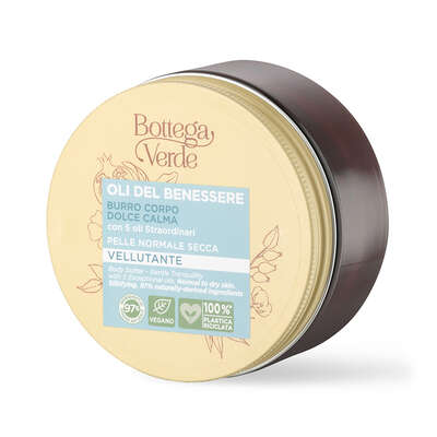 Oli del benessere - Burro corpo - dolce calma - con 5 oli Straordinari - pelle normale secca - vellutante