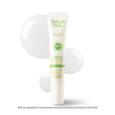 Aloe - Eye contour cream gel - for fresh and relaxed eyes - with 50% organic Aloe* juice (15 ml) - for all skin types