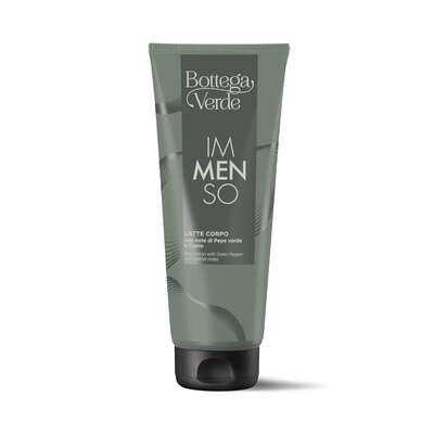 Body lotion with Green Pepper and Leather notes (200 ml)