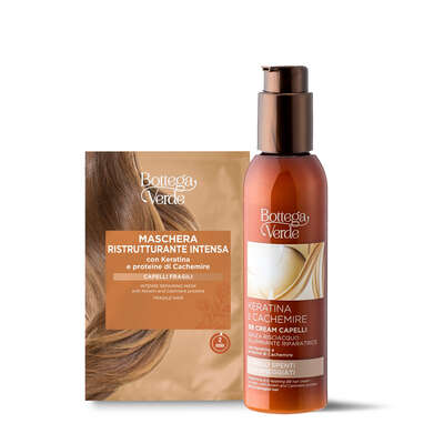 Offerta Keratina e Cachemire - BB cream capelli + maschera