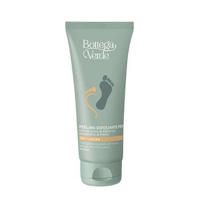 Peeling esfoliante piedi con nocciolo di Albicocca ed  estratto di Menta  - secchezza