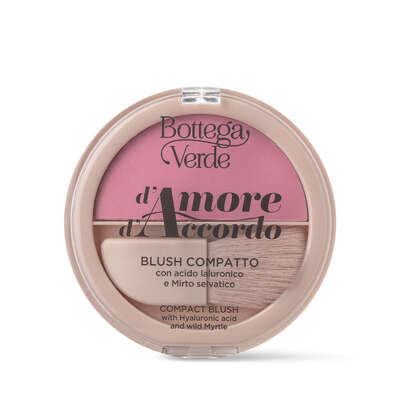 D&iquest;Amore d&iquest;Accordo - Compact blush with Hyaluronic acid and Wild myrtle