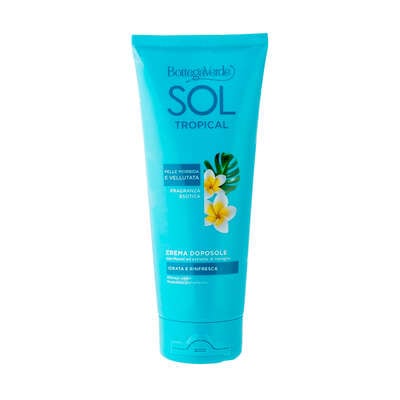 SOL Tropical - Crema aftersun - hidrata y refresca - con Monoi y extracto de Vainilla (200 ml) - piel suave y aterciopelada - fragancia exótica