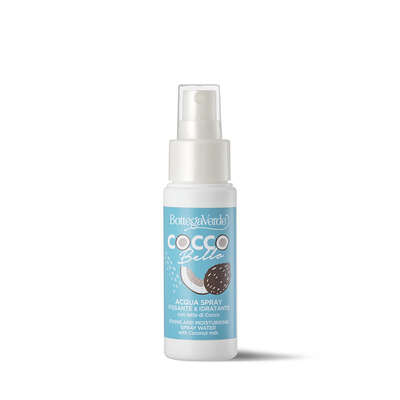 Cocco bello - Acqua spray - fijador e hidratante, con leche de Coco (45 ml)