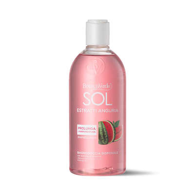 SOL Estratti Anguria - Aftersun bath and shower gel - refreshing - with Watermelon extract (400 ml) - prolongs your tan