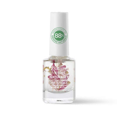 NATURALLY - Cuticle treatment oil with natural oils and Flower petals (10 ml)
