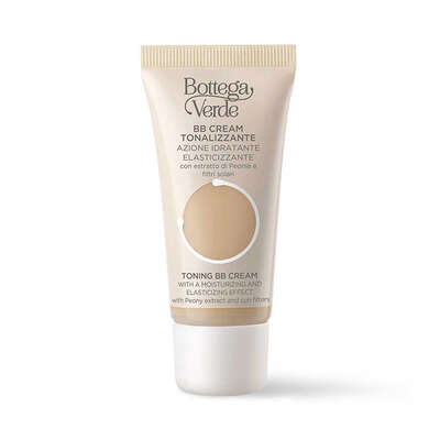 Toning BB cream, with a moisturizing and elasticizing effect, with Peony extract, SPF15 (30 ml)