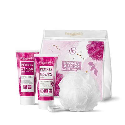 Confezione Travel Peonia e Acido Ialuronico