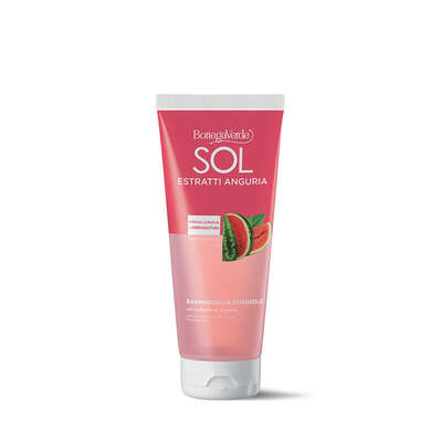 SOL Estratti Anguria - Gel de baño y ducha aftersun - refrescante - con extracto de Sandía (200 ml) - prolonga el bronceado