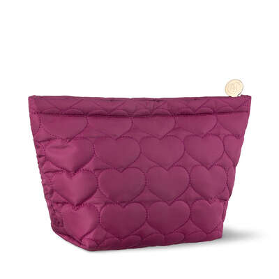 Clutch-bag Cuori - cherry