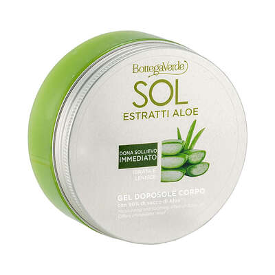 SOL estratti Aloe - Aftersun body gel - moisturising and calming - with 90% Aloe juice* (150 ml) - offers instant relief
