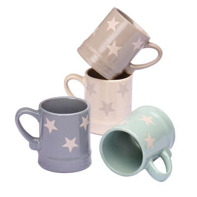 Set of 4 coffee cups