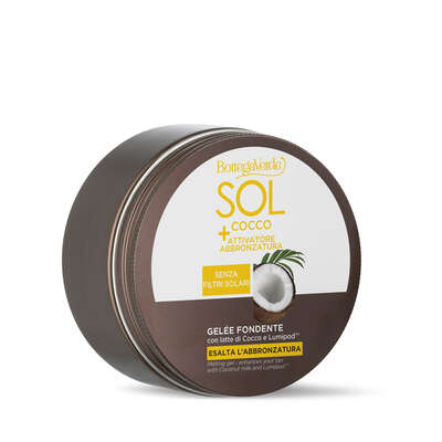 SOL Cocco + Activador del bronceado - Gel fundente - resalta el bronceado - con leche de Coco y Lumipod (150 ml) - sin filtros solares