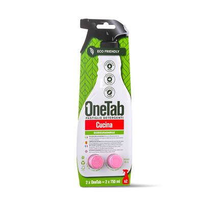 ONE TAB - pastiglie detergenti cucina biodegradabili