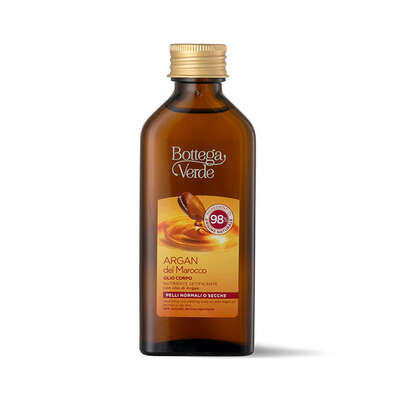 Argan del Marocco - Body oil - Nourishing and silkifying - With Argan oil (100 ml) - Normal or dry skin