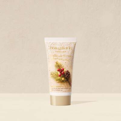 Soffio di Festa - Bath and shower gel with notes of Warm Milk and Cotton Flowers (50 ml)