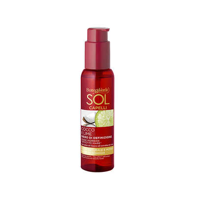 SOL Capelli - Defining serum - ¿Sea effect¿ soft waves - with Coconut milk and Lime extract (100 ml) - natural look with beachy waves