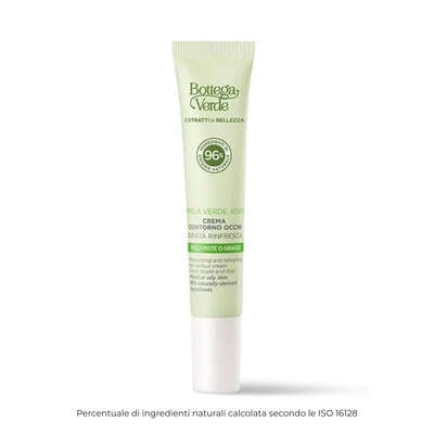 Estratti di bellezza - Eye contour cream - Green Apple and Kiwi - moisturizes and refreshes (15 ml) - combination or oily skin