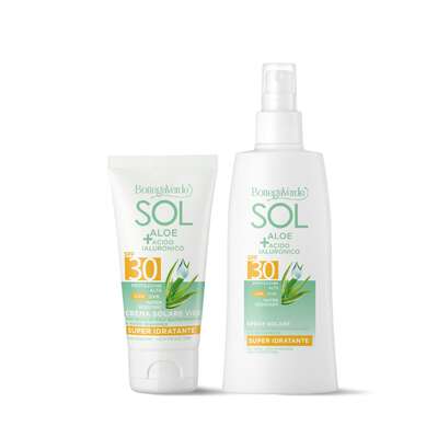 SOL Aloe Acido Ialuronico Offer - Face sunscreen + Sun spray