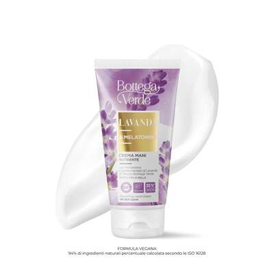 Nourishing hand cream- with Melatonin and hyperfermented Lavender extract from Tenuta Bottega Verde (75 ml) - for all skin types