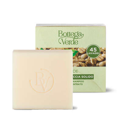 Caffè Verde - Shampoo-doccia solido - con estratto di Caffè Verde e mix di oli essenziali - delicato, tonificante