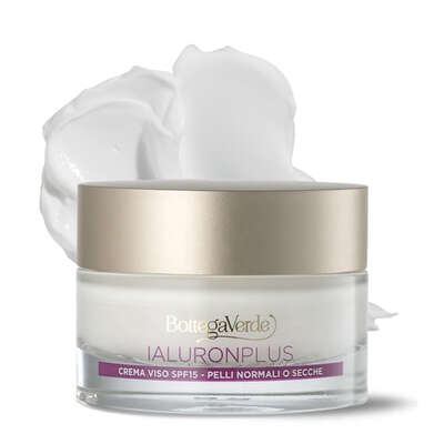 Ialuron Plus - Face Cream, Filling* and Compacting Effect, containing Hyaluronic Acid and White Flower Extracts, SPF15 (50 ml) - Normal or dry skin