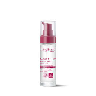 Face gel serum - first wrinkles, smoothing effect, with Filmexel, Pluridefence and Cherry blossom extract (30 ml) - all skin types