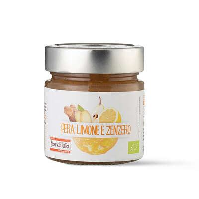 FIOR DI LOTO - Composta Pera Limone e Zenzero bio
