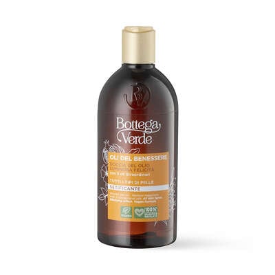 Oli del benessere - Shower Gel Oil - Radiant Happiness - with 5 Exceptional Oils (400 ml) - all skin types - silkifying effect
