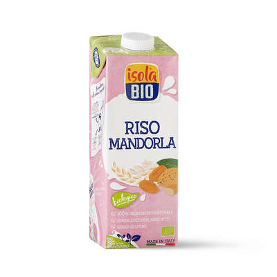 ISOLA BIO -  Bevanda di Riso Mandorla (1 L)