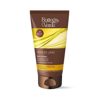 Semi di Lino - Balsamo illuminante districante - con olio di semi di Lino - capelli secchi o spenti