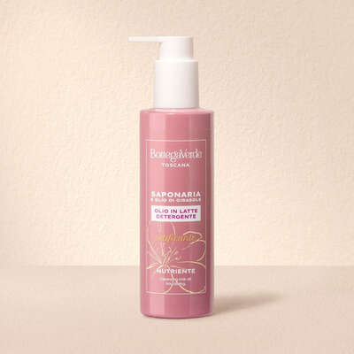 SAPONARIA and SUNFLOWER OIL - Cleansing milk oil - silkening, nourishing - (200 ml)