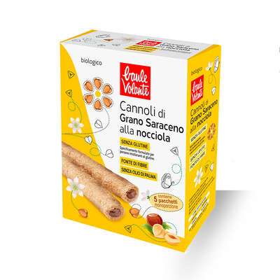 BAULE VOLANTE - Cannolo di grano saraceno alla nocciola