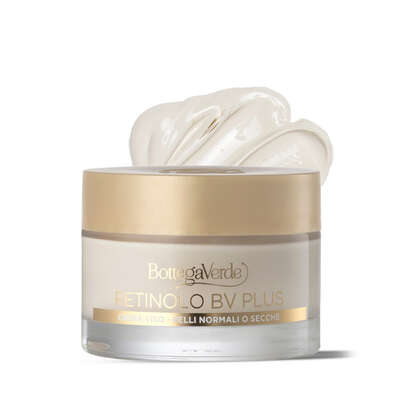Face cream - enriched formula - elasticizing anti-wrinkle treatment - with Pro-Retinol, Provitagen complex and Hyaluronic Acid (50 ml) - normal or dry skin